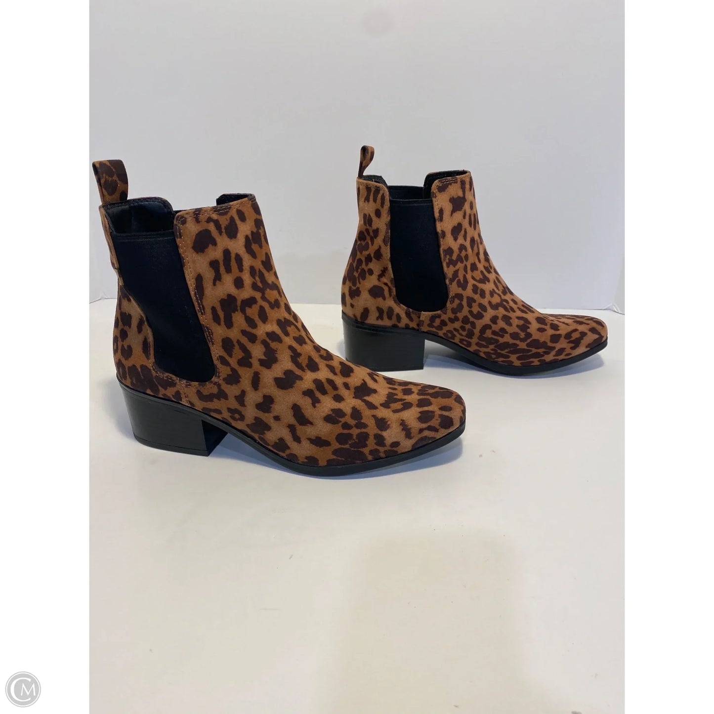 Boots Ankle Heels By A New Day In Animal Print, Size: 7