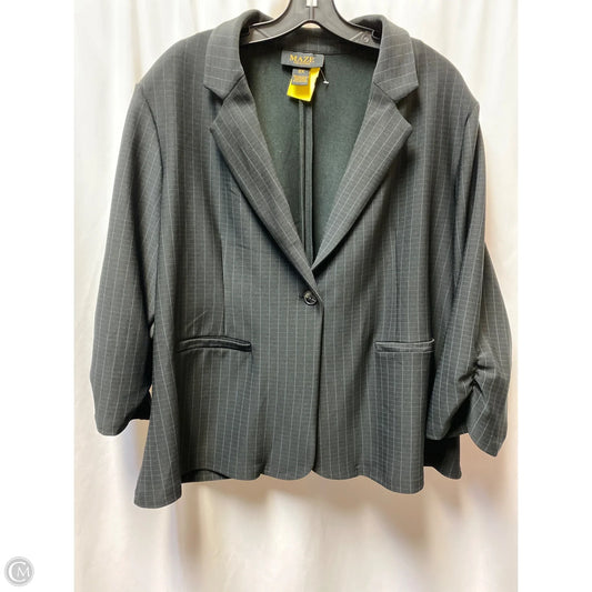Blazer By Maze In Black, Size: 3x