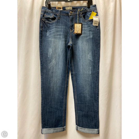 Jeans Cropped By Earl Jean In Blue Denim, Size: 10