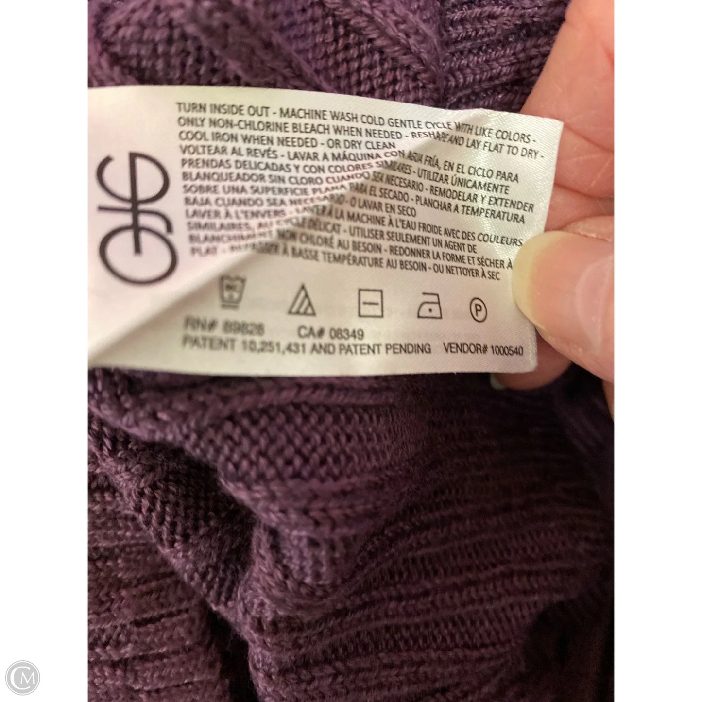 Sweater By Jessica Simpson In Purple, Size: M