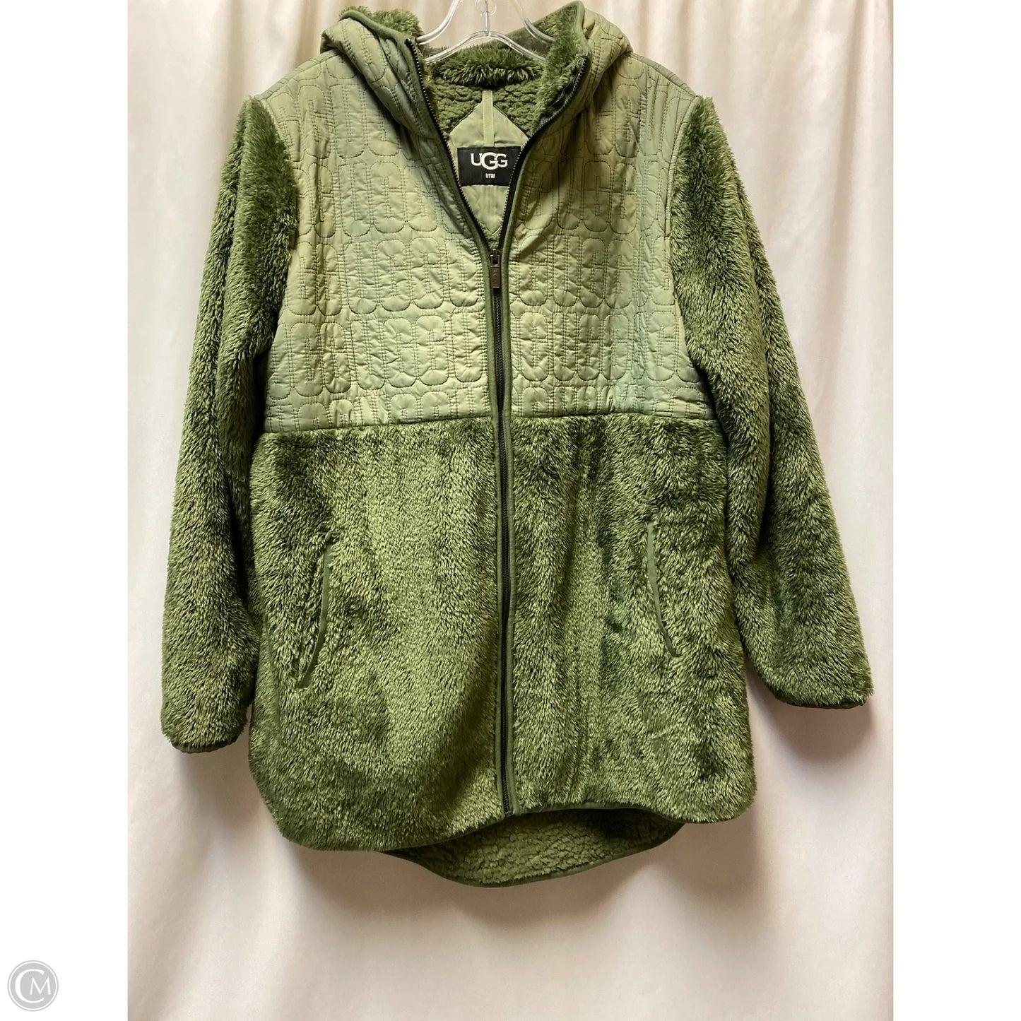 Jacket Designer By Ugg In Green, Size: M