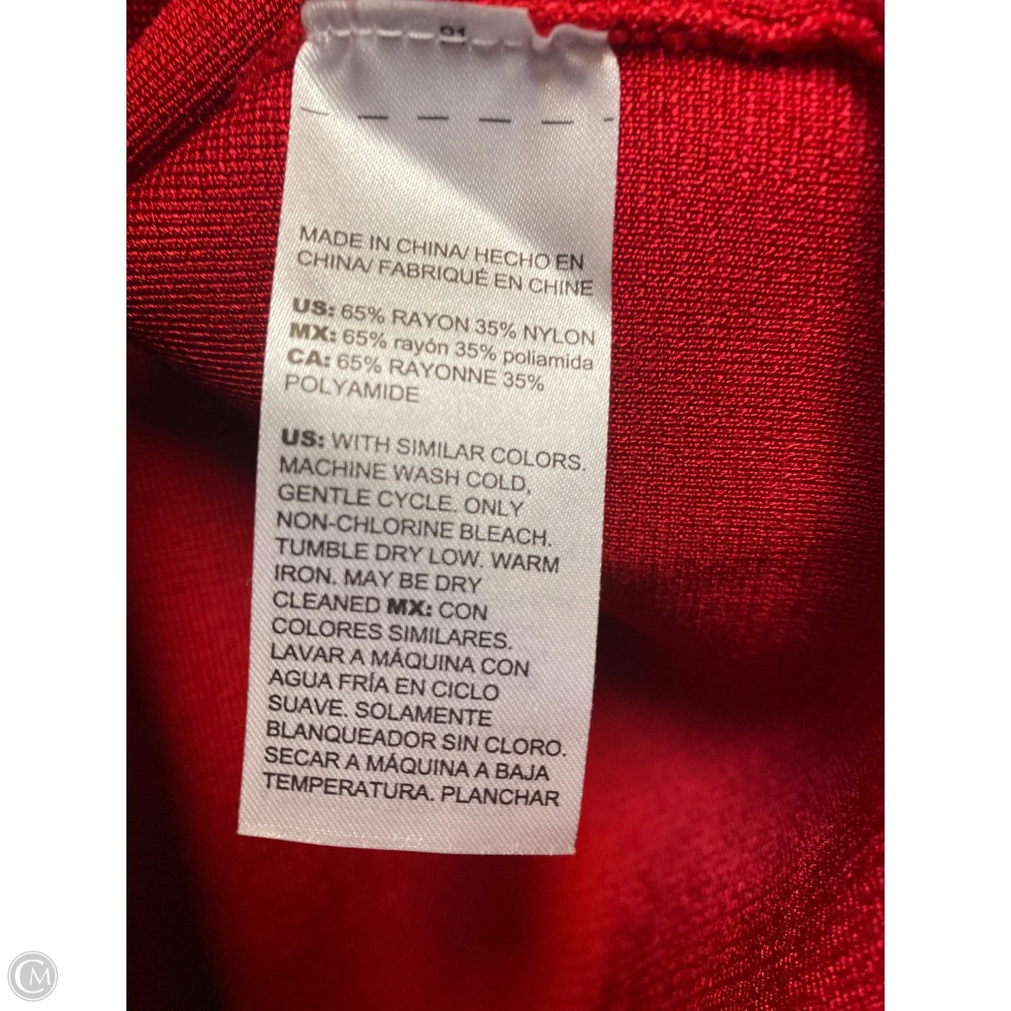 Cardigan By Chicos In Red, Size: L