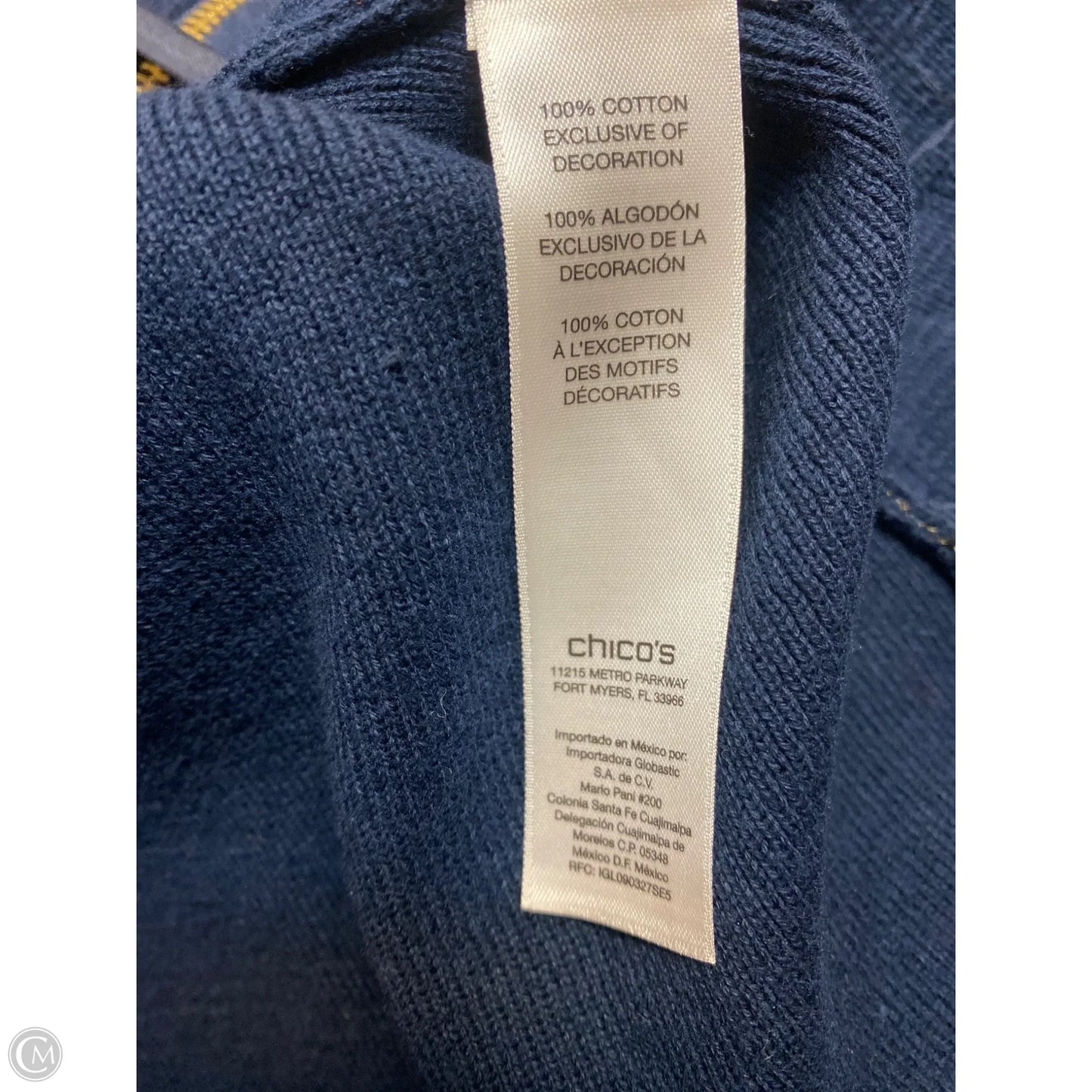 Blazer By Chicos In Navy, Size: L