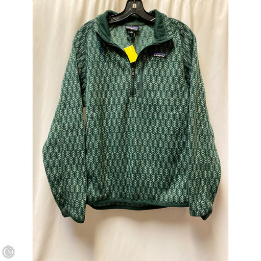 Jacket Shirt By Patagonia In Green, Size: M