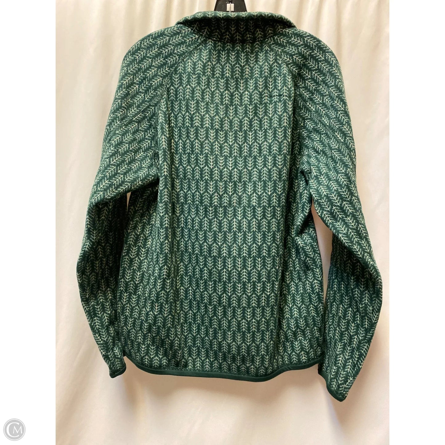 Jacket Shirt By Patagonia In Green, Size: M
