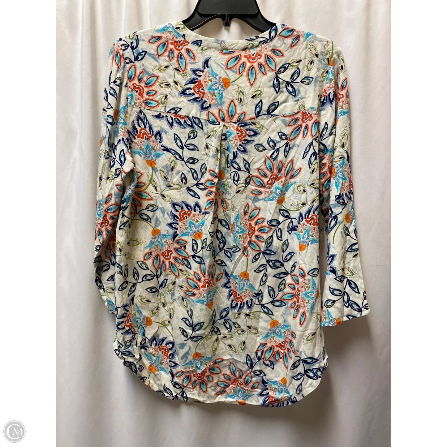 Top Long Sleeve By Clothes Mentor In Teal, Size: S