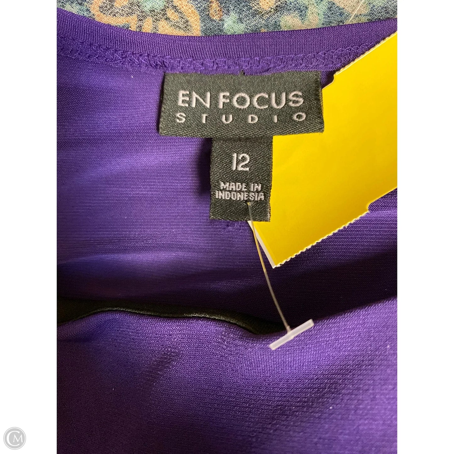 Dress Casual Midi By En Focus In Purple, Size: L