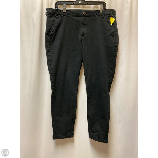 Jeans Skinny By Old Navy In Black Denim, Size: 18