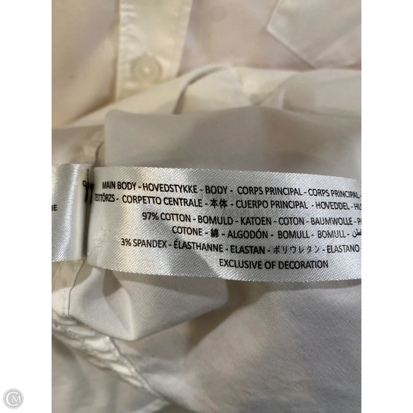 Top Long Sleeve By Ariat In White, Size: L