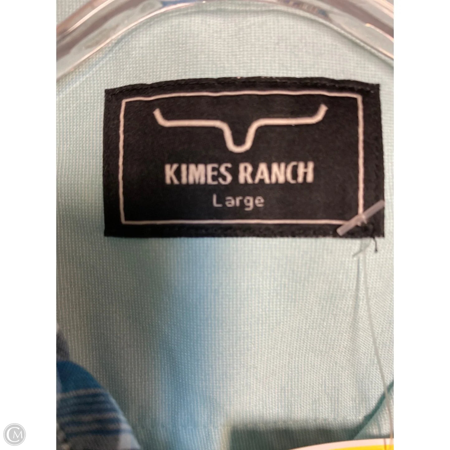 Top Long Sleeve By Clothes Mentor In Teal, Size: L