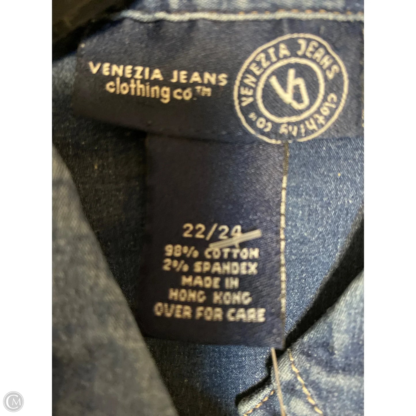 Top Long Sleeve By Venezia In Blue, Size: 3x