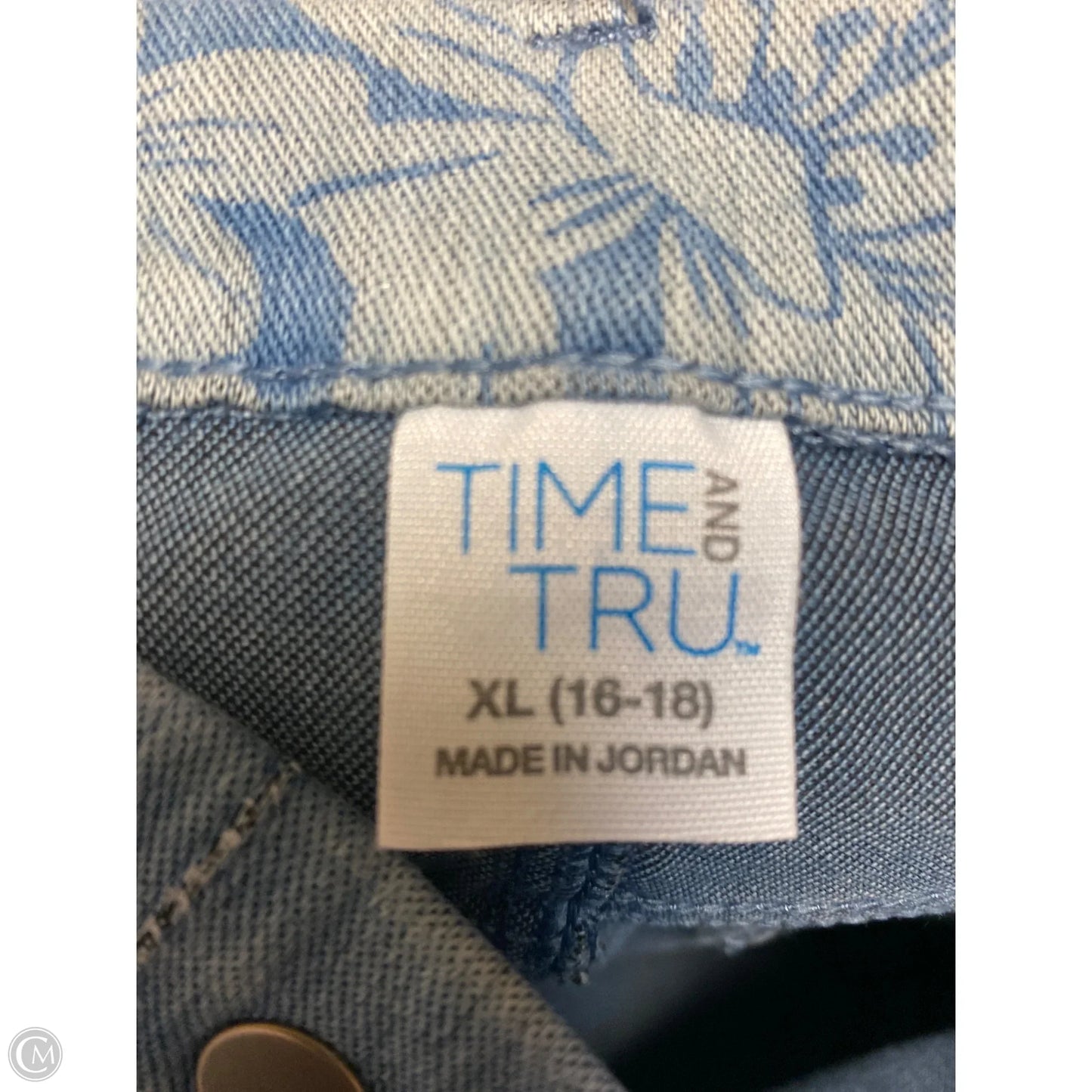 Pants Other By Time And Tru In Blue, Size: 16