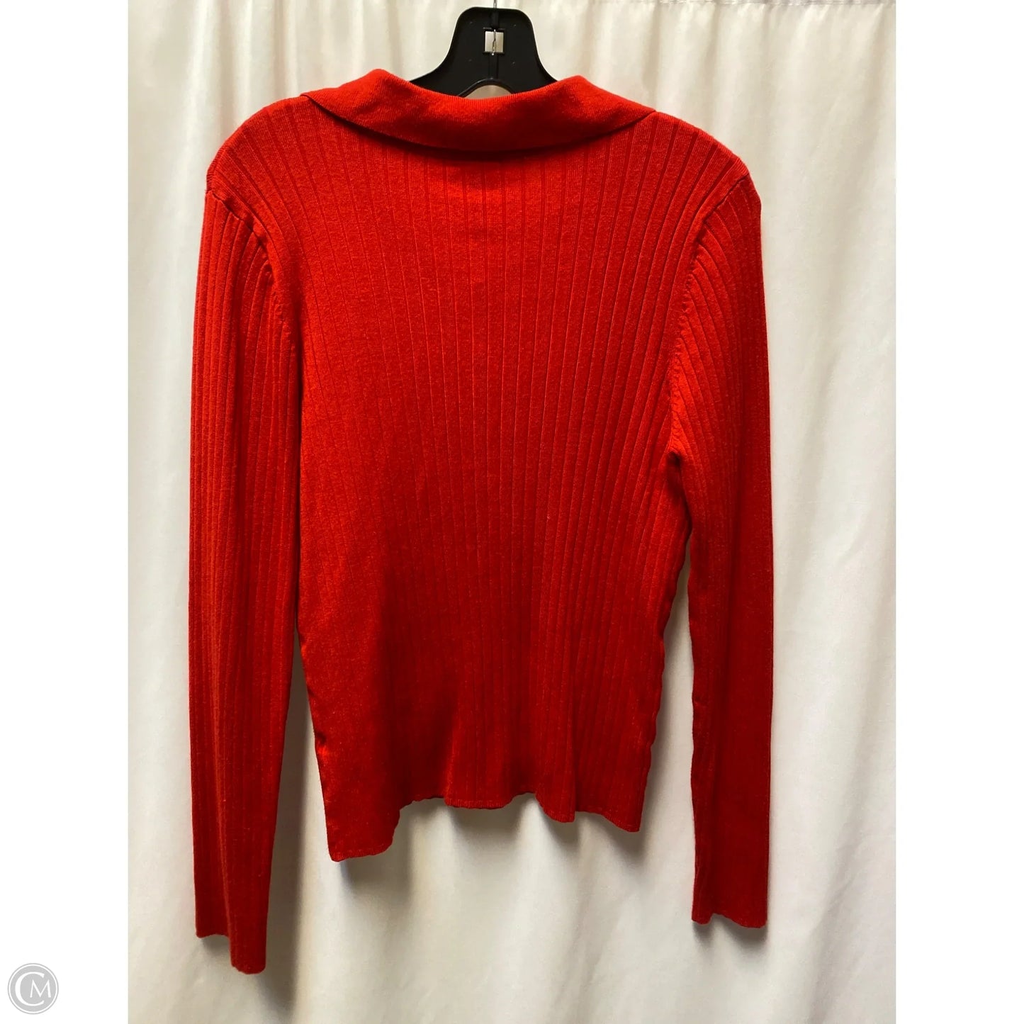 Top Long Sleeve By Worthington In Red, Size: Xl