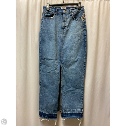 Skirt Maxi By Kensie In Blue Denim, Size: 4