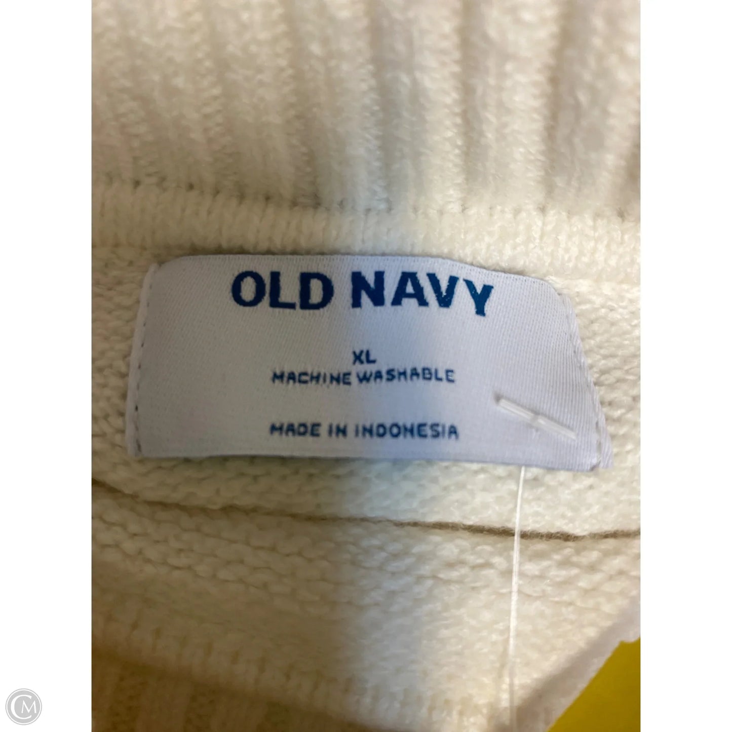 Sweater By Old Navy In Cream, Size: Xl