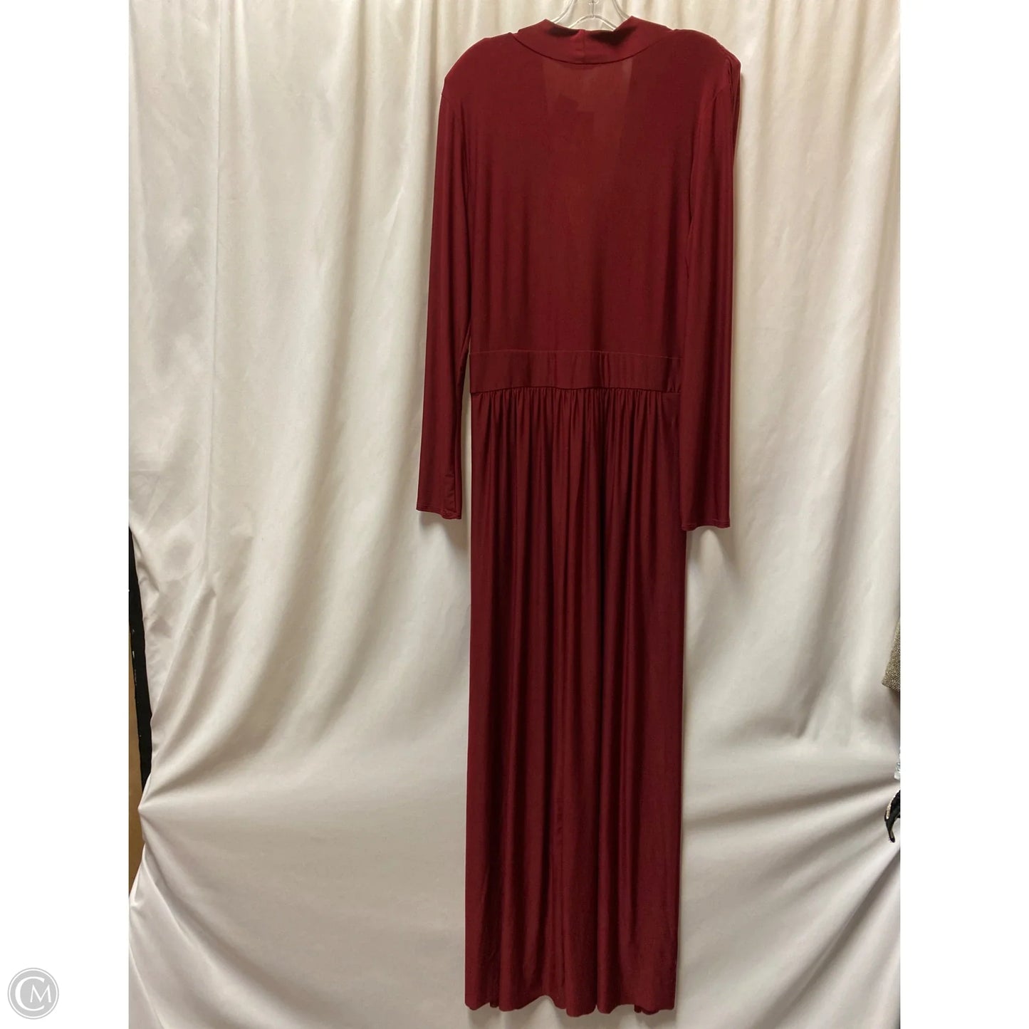 Dress Party Long By Fashion Nova In Maroon, Size: 2x