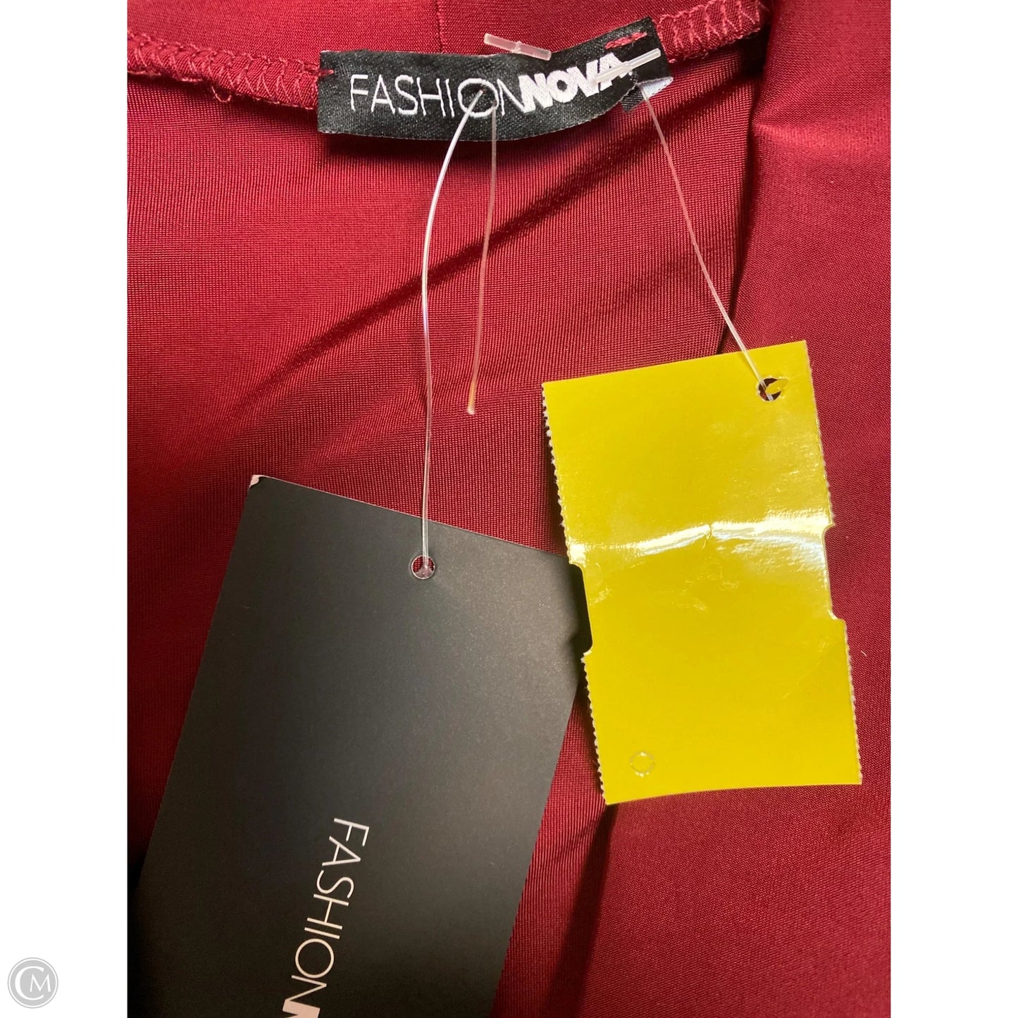 Dress Party Long By Fashion Nova In Maroon, Size: 2x