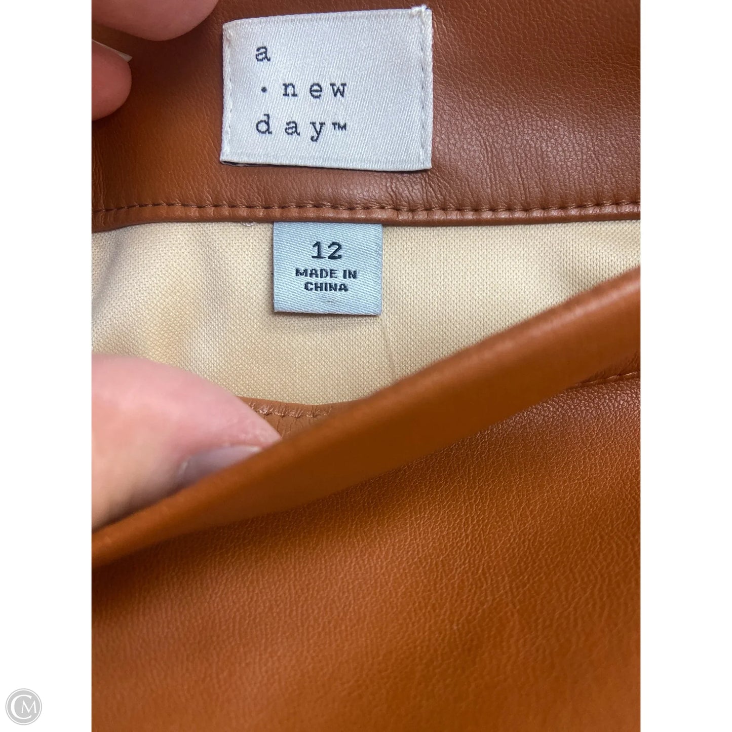 Skirt Mini & Short By A New Day In Brown, Size: 12
