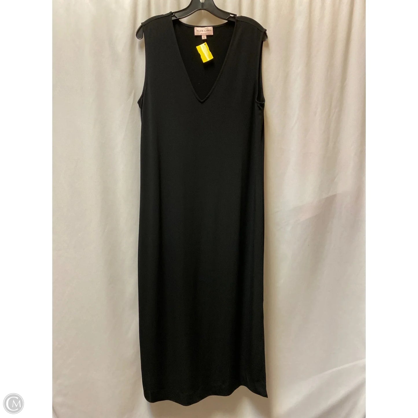 Dress Casual Maxi By Chicos In Black, Size: L