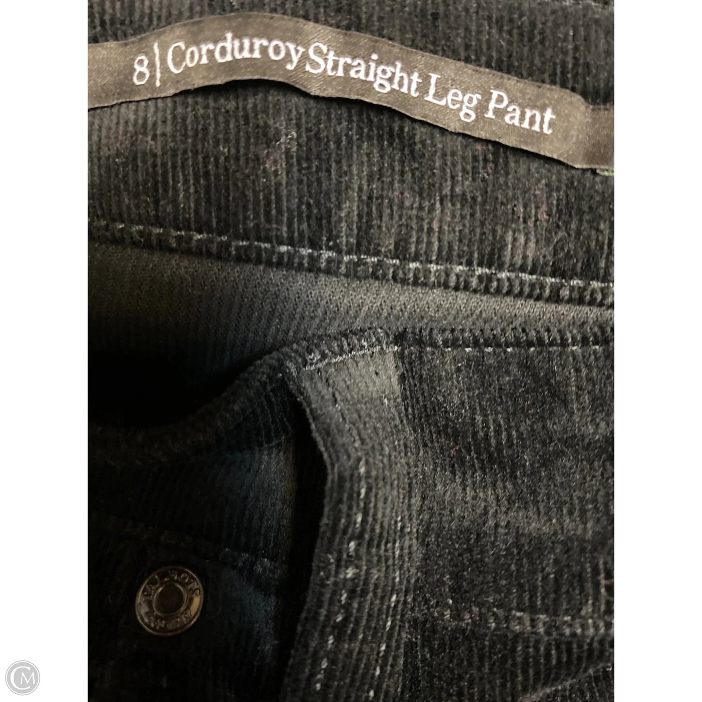 Pants Corduroy By Talbots In Black, Size: 8