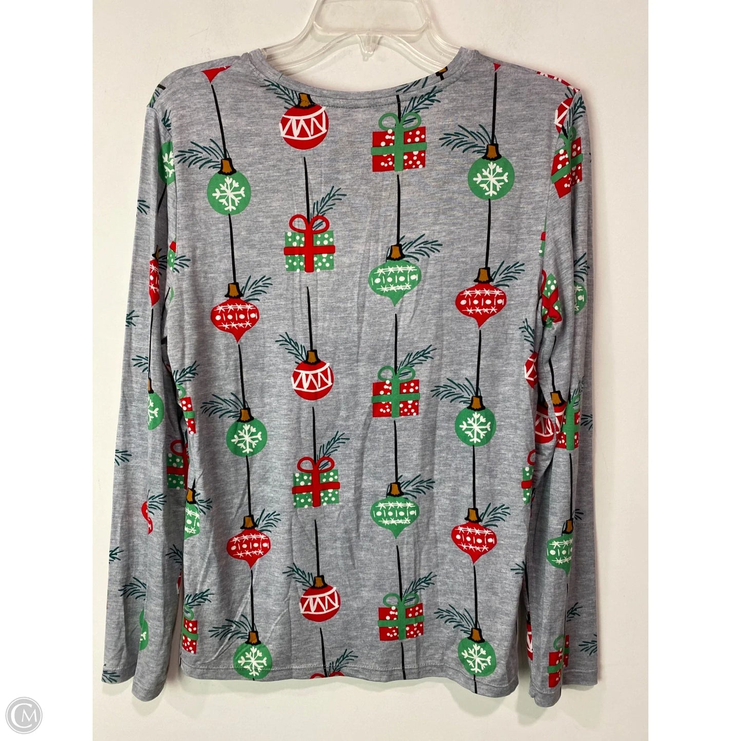 Top Long Sleeve By Clothes Mentor In Grey, Size: M