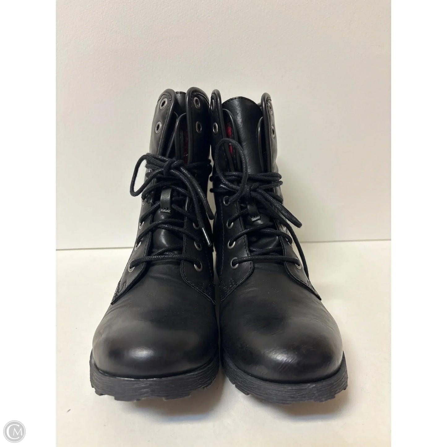 Boots Ankle Flats By Nine West In Black, Size: 7.5