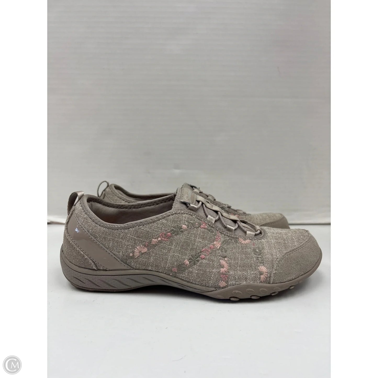 Shoes Sneakers By Skechers In Taupe, Size: 8