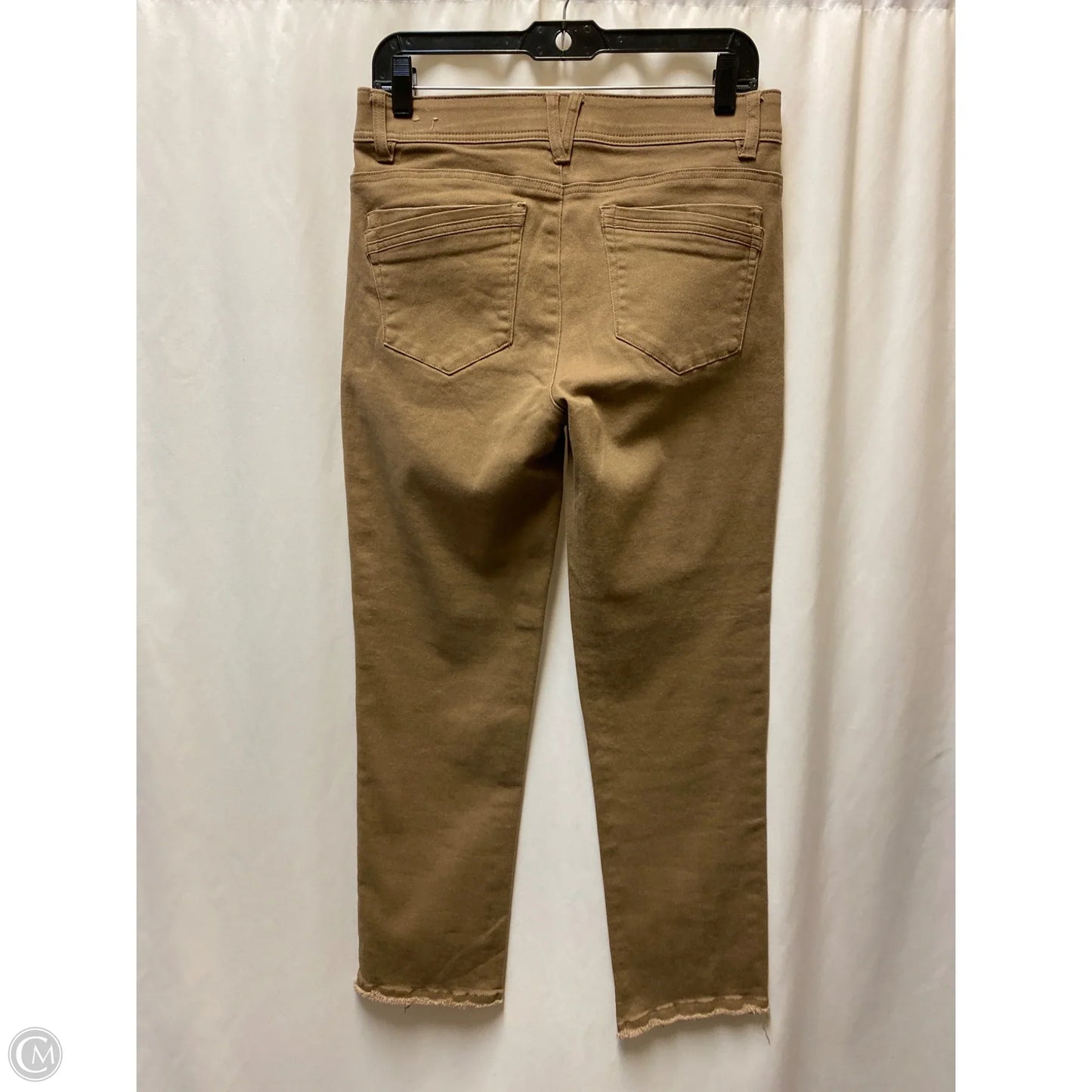 Jeans Straight By Democracy In Brown Denim, Size: 6
