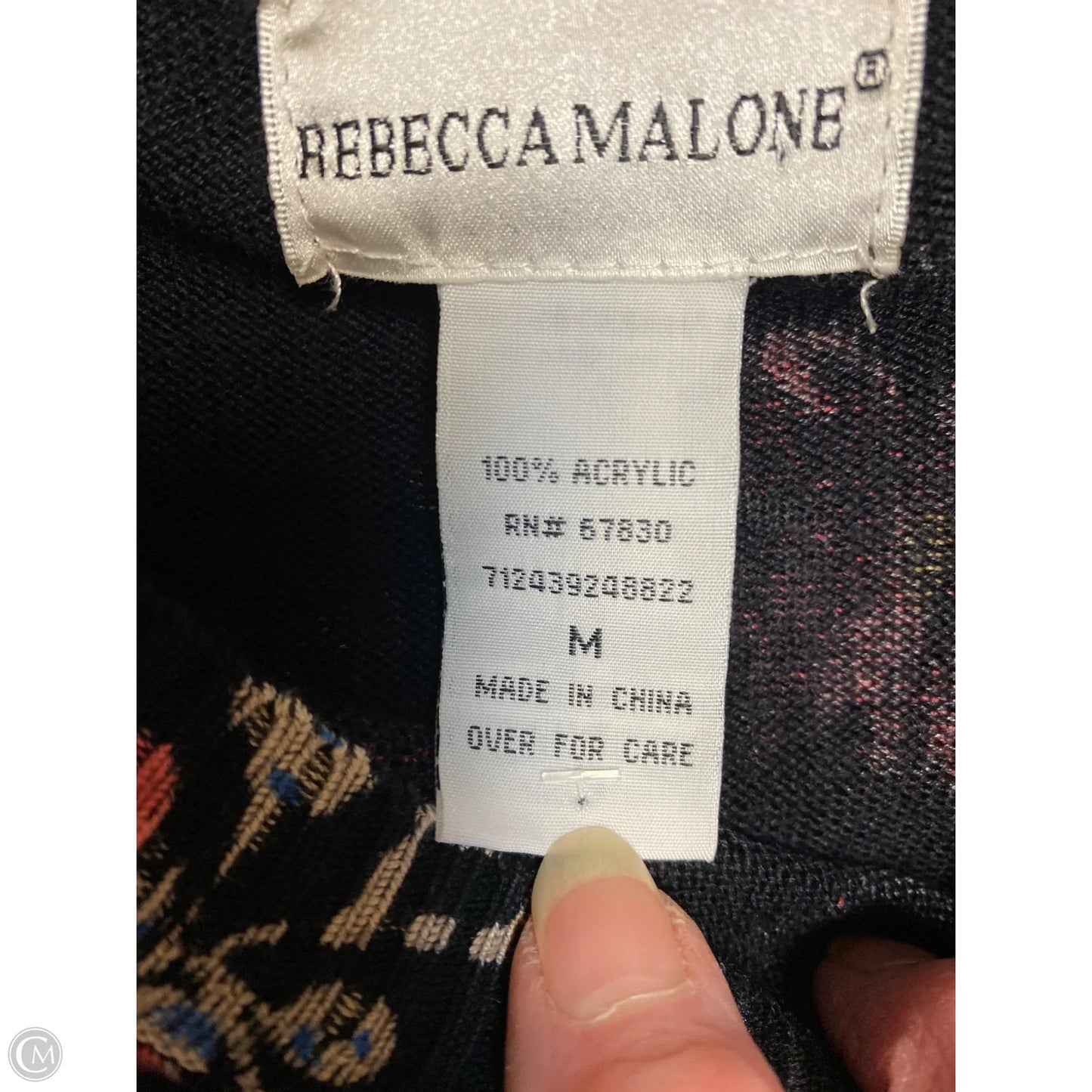 Sweater By Rebecca Malone In Navy, Size: M