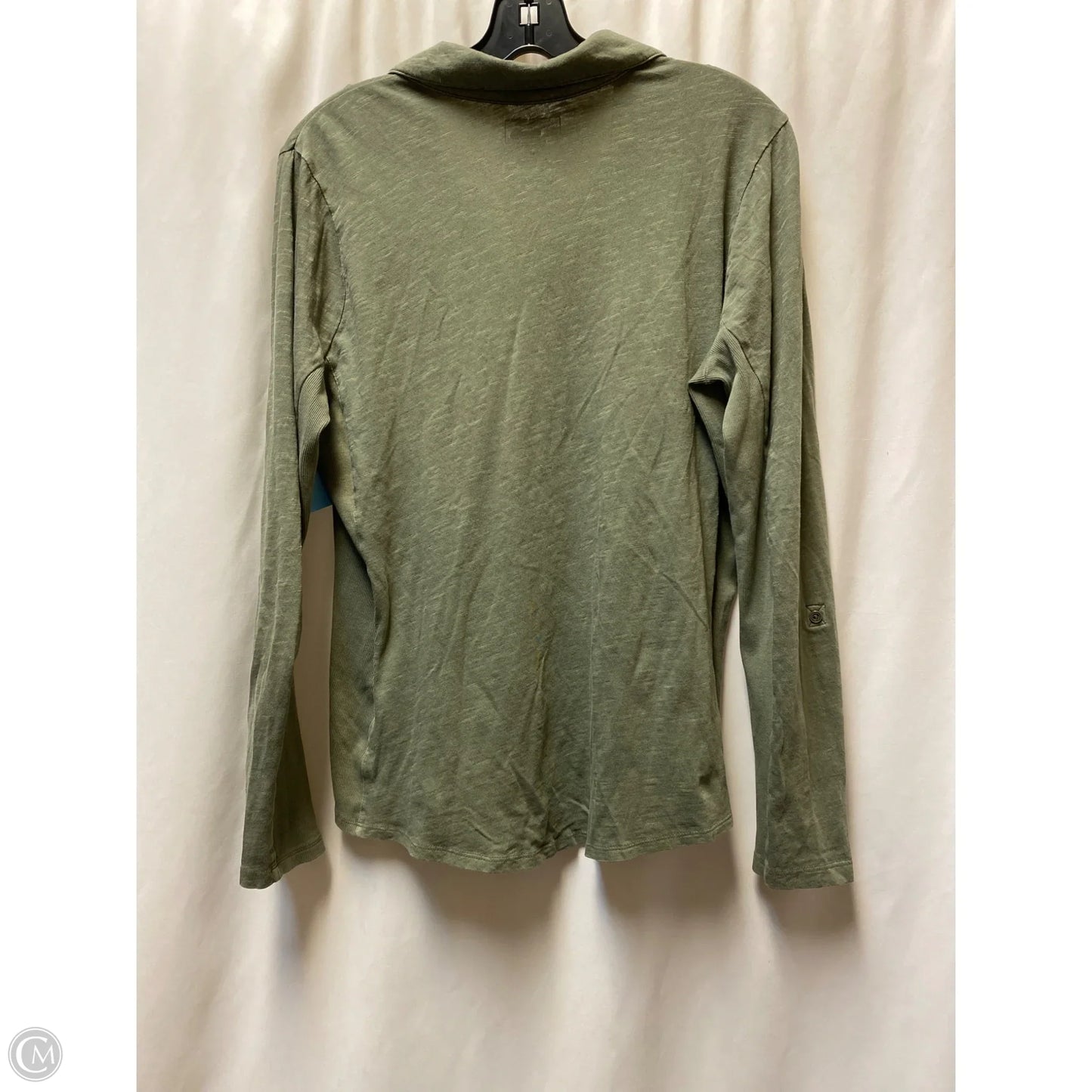Top Long Sleeve By Sonoma In Green, Size: L