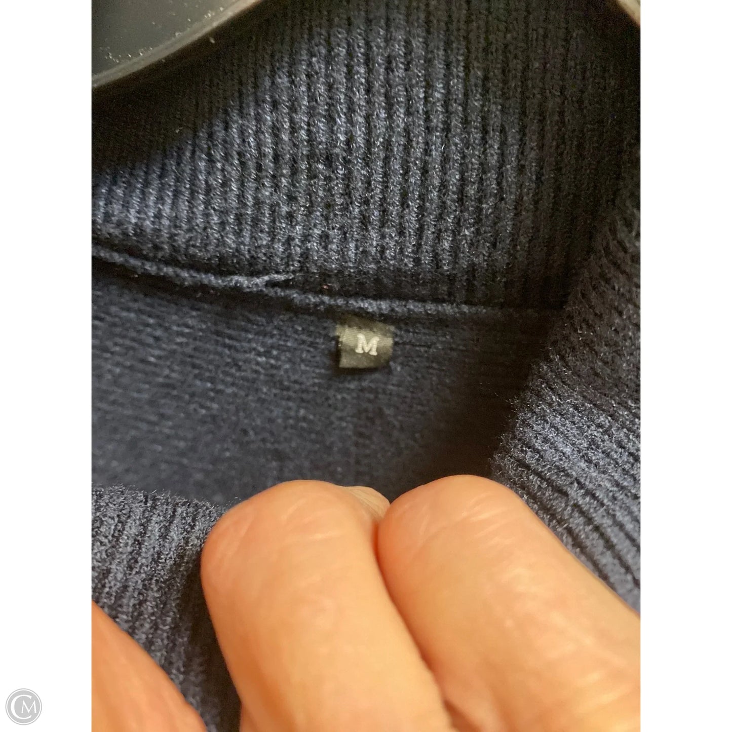 Sweater By Clothes Mentor In Navy, Size: M