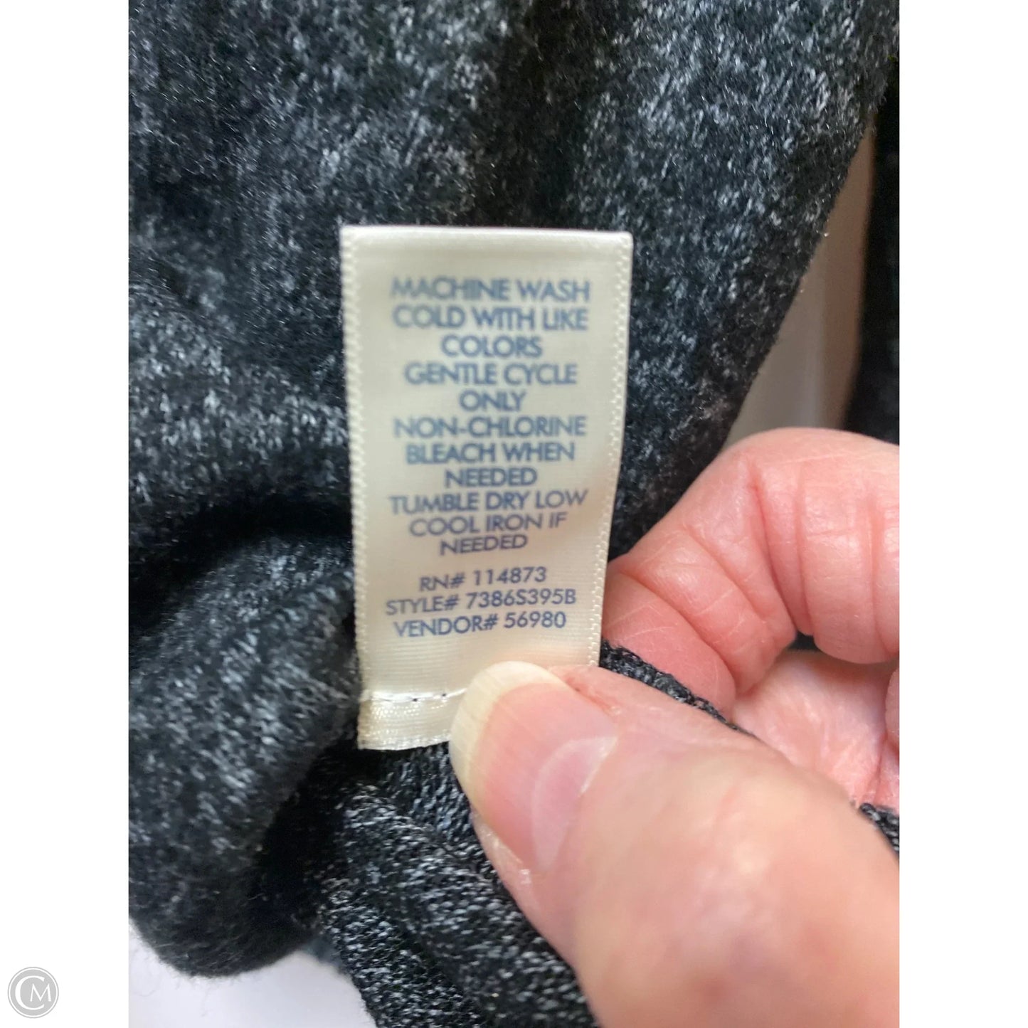 Top Long Sleeve By Bke In Black, Size: L