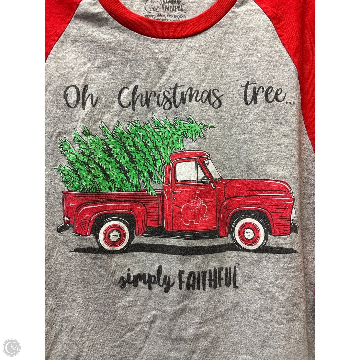 Top Long Sleeve By Clothes Mentor In Grey, Size: M