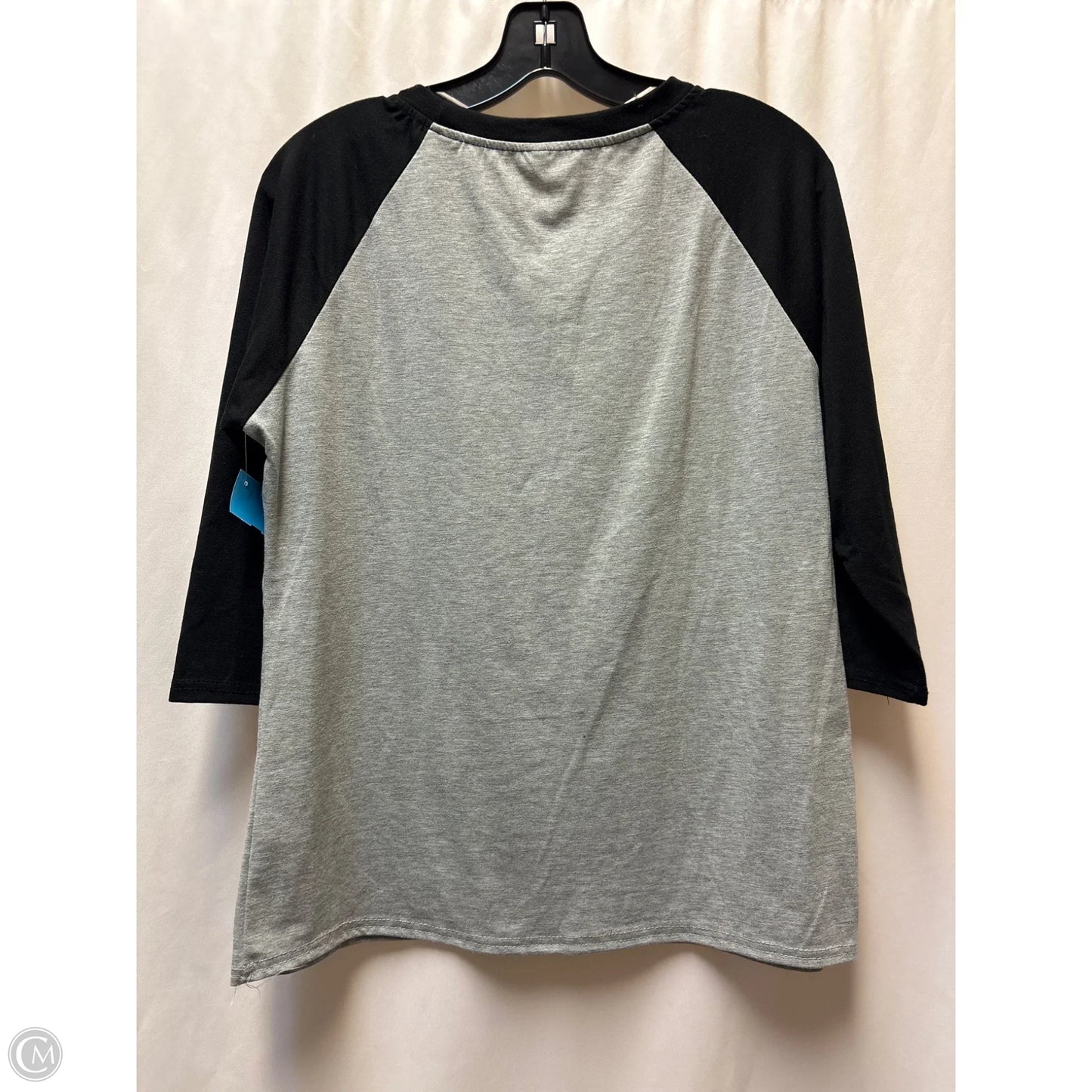 Top Long Sleeve By Clothes Mentor In Grey, Size: L