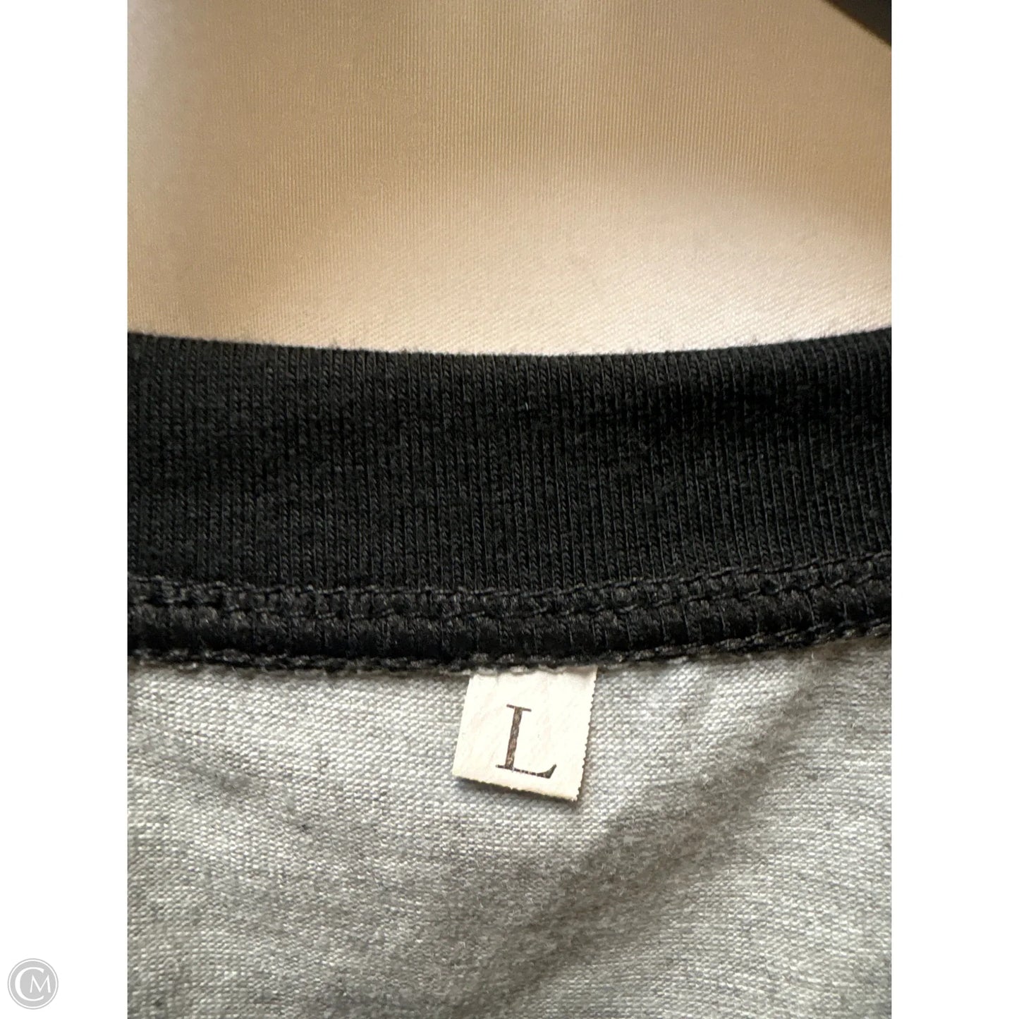 Top Long Sleeve By Clothes Mentor In Grey, Size: L