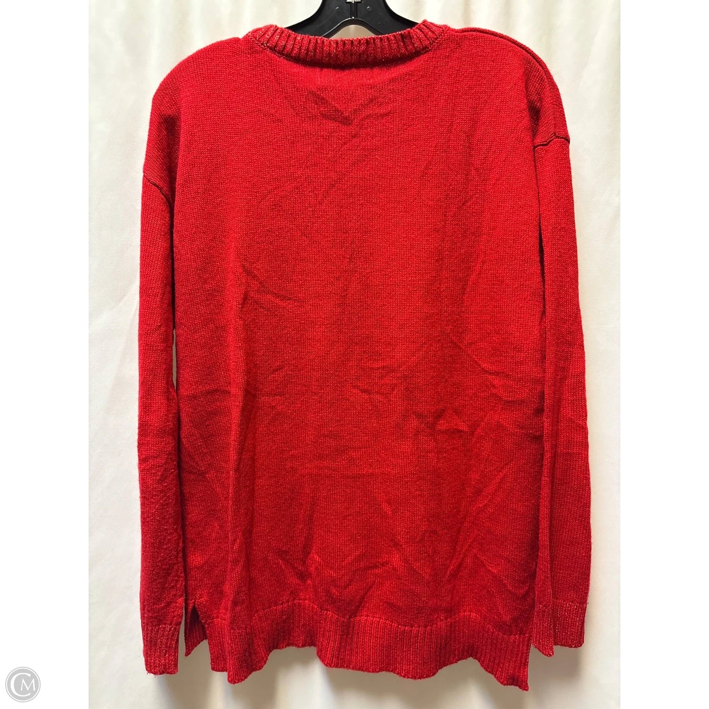 Sweater By Poof In Red, Size: L