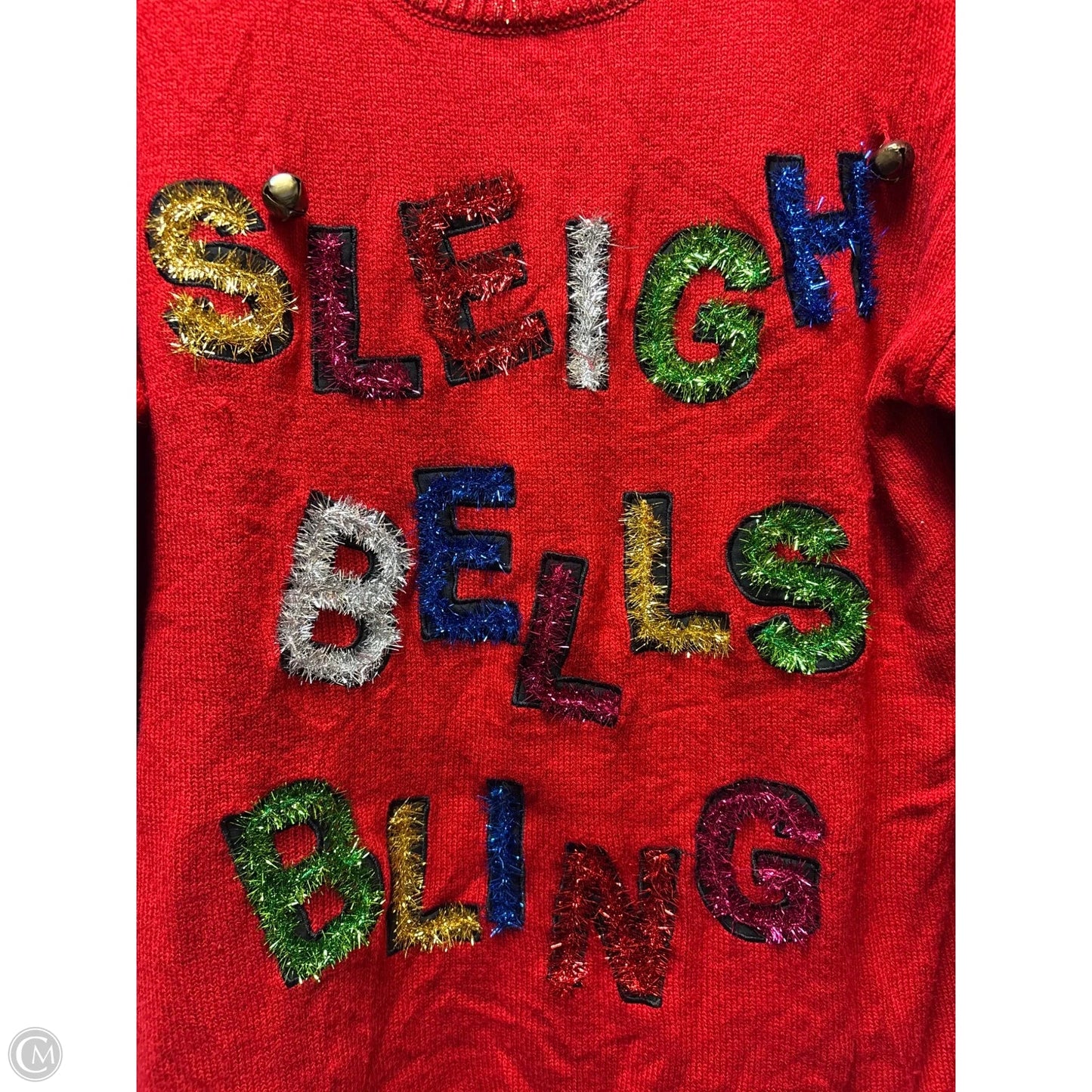 Sweater By Poof In Red, Size: L