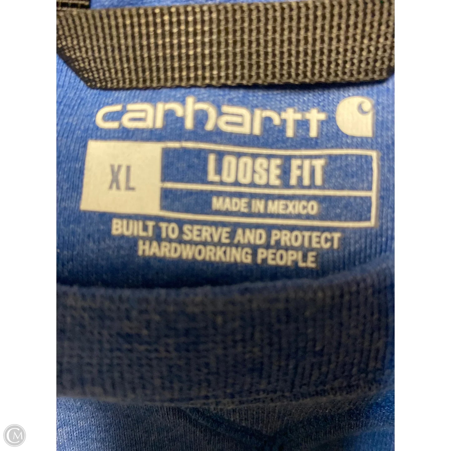 Sweatshirt Crewneck By Carhartt In Blue, Size: Xl