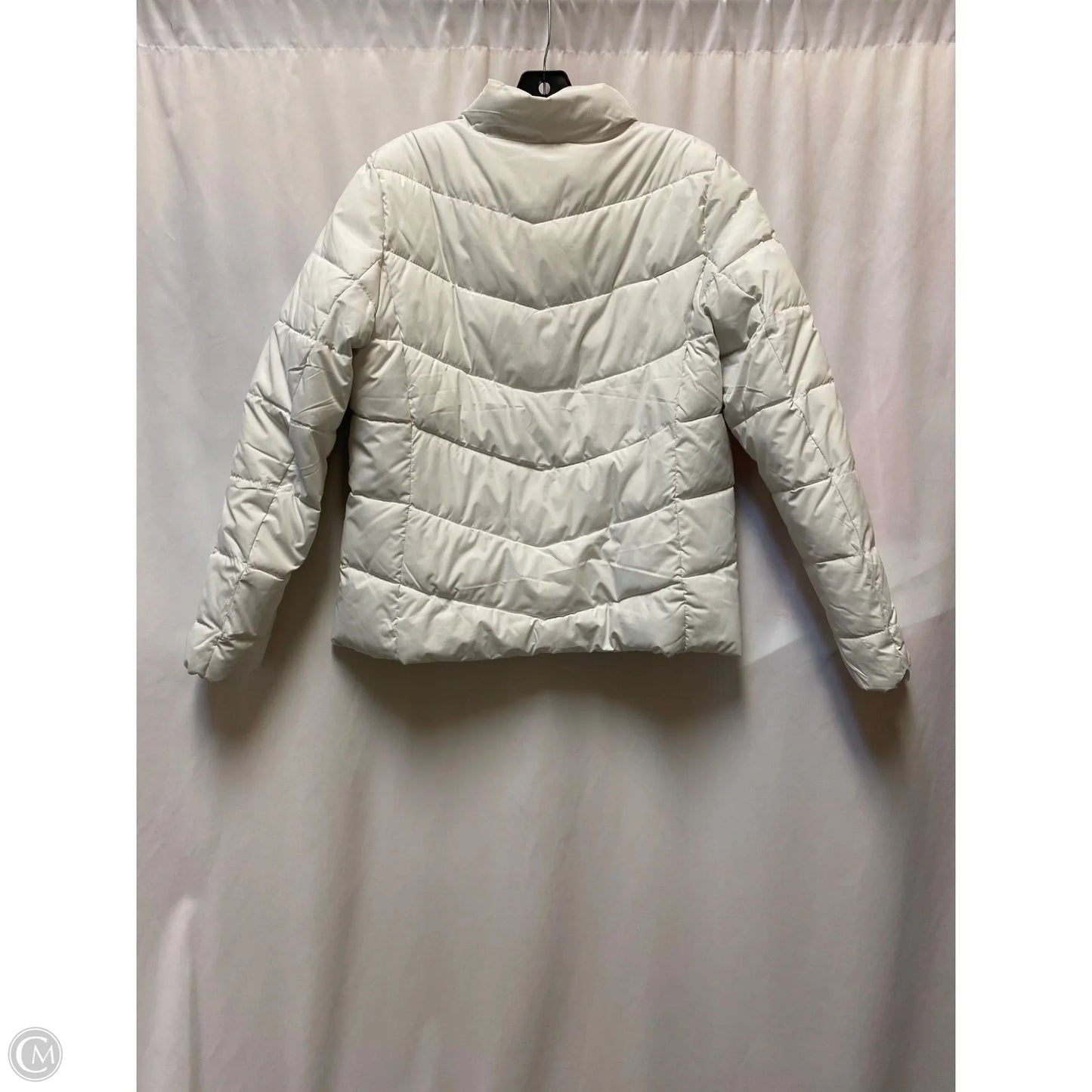 Coat Puffer & Quilted By Gap In White, Size: L