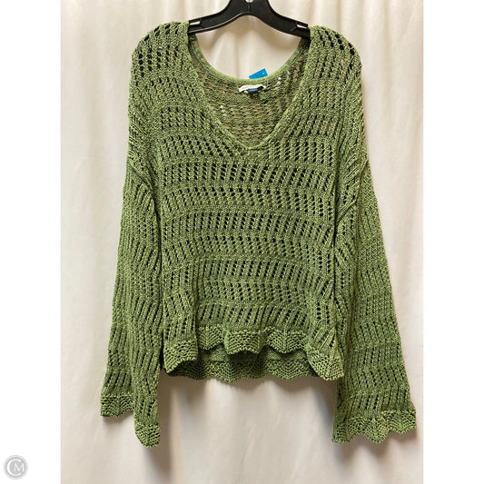 Sweater By American Eagle In Green, Size: Xl