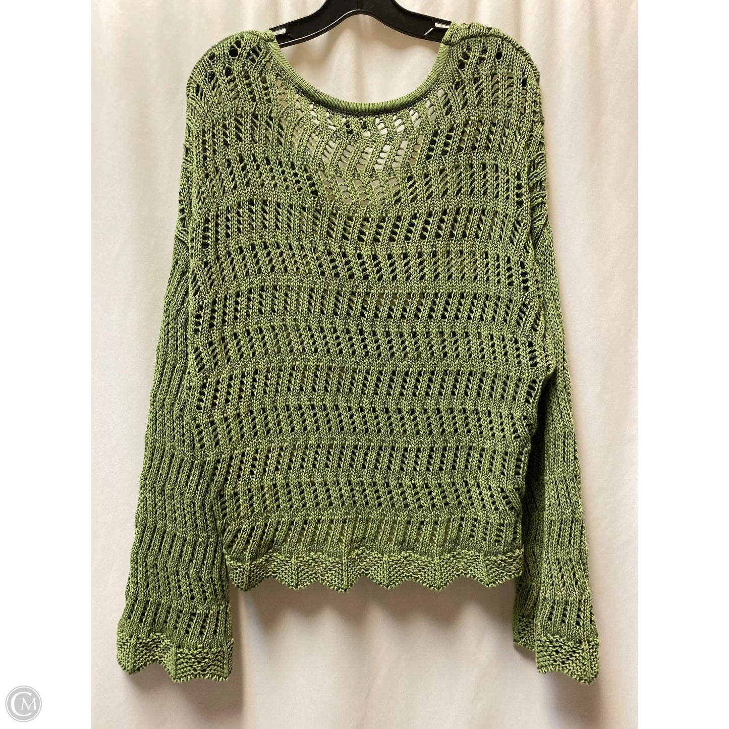 Sweater By American Eagle In Green, Size: Xl