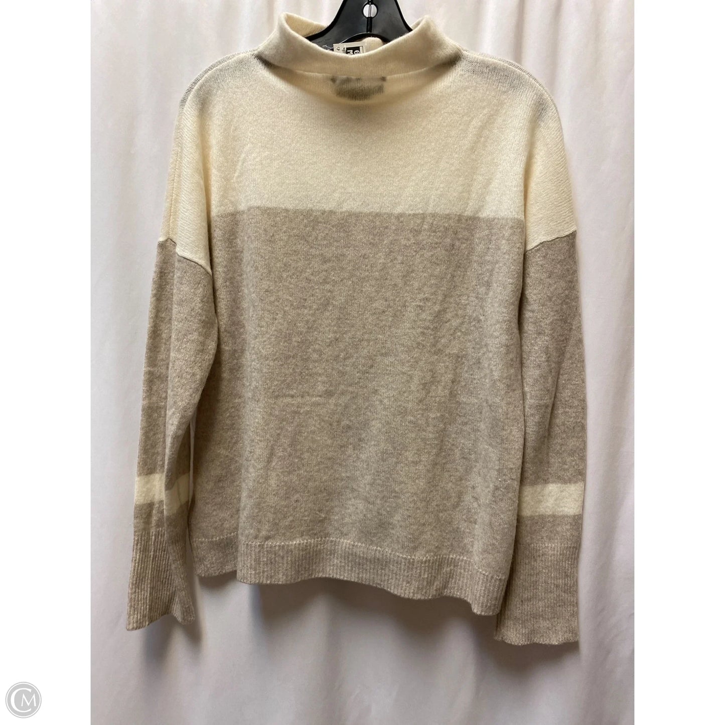 Sweater Cashmere By Tahari In Cream, Size: L