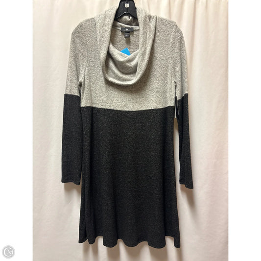 Dress Casual Midi By In Sanfrancisco In Grey, Size: M