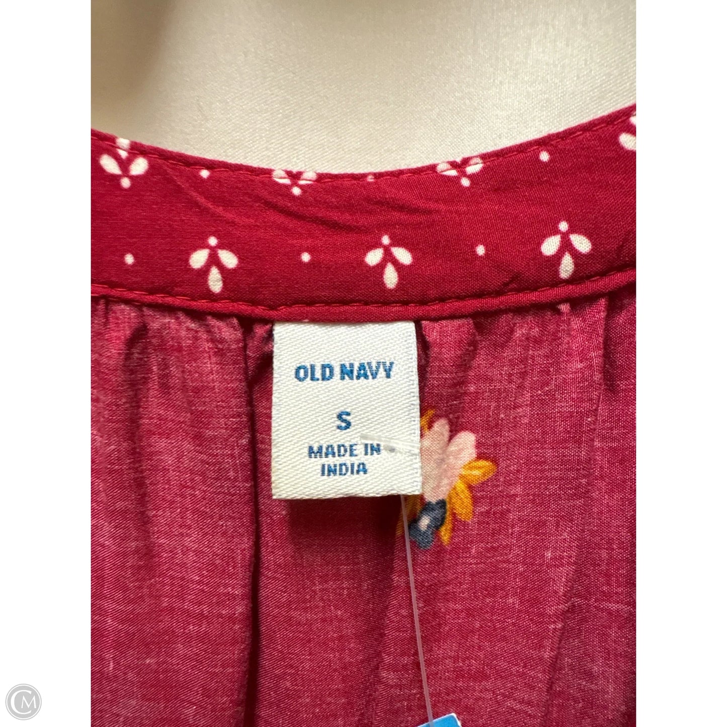 Dress Casual Midi By Old Navy In Maroon, Size: S