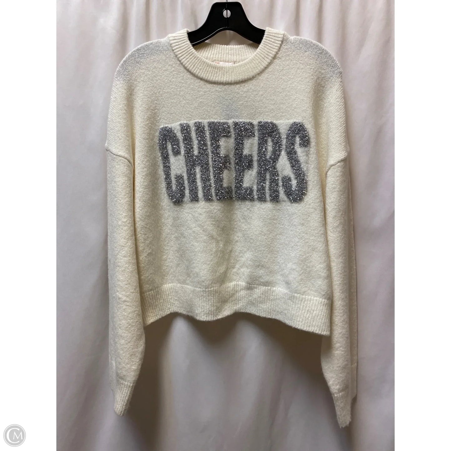 Sweater By Gb In Cream, Size: M