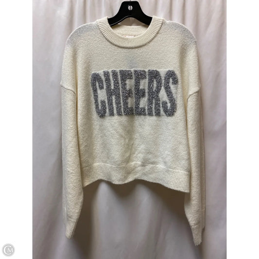 Sweater By Gb In Cream, Size: M