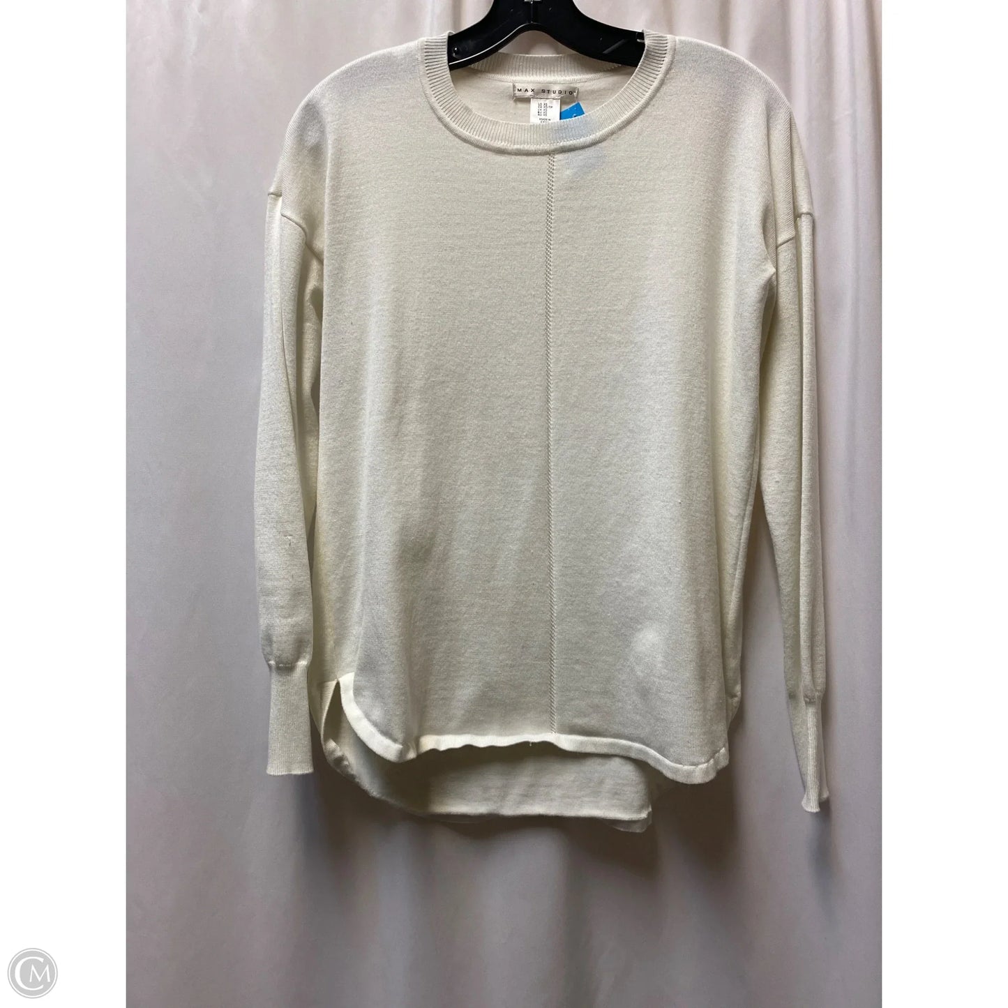 Sweater By Max Studio In White, Size: Xs