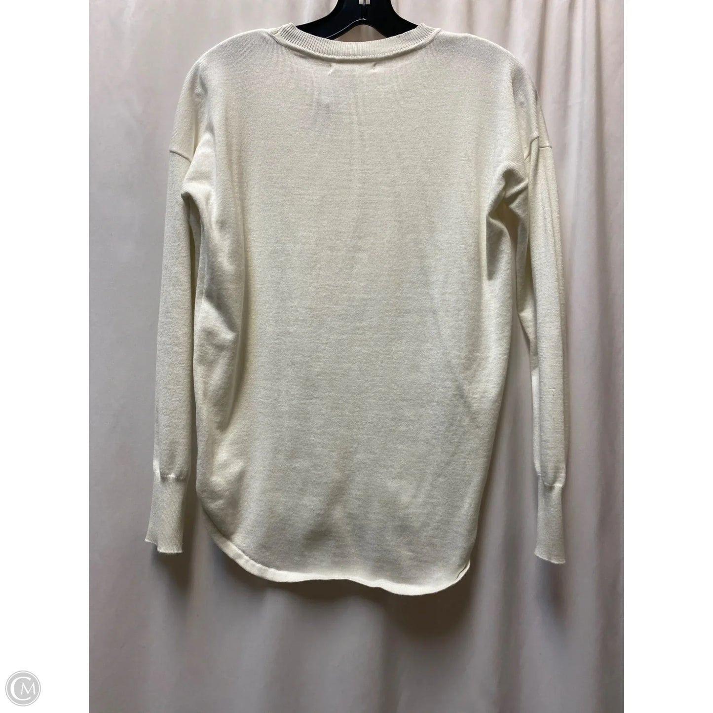 Sweater By Max Studio In White, Size: Xs