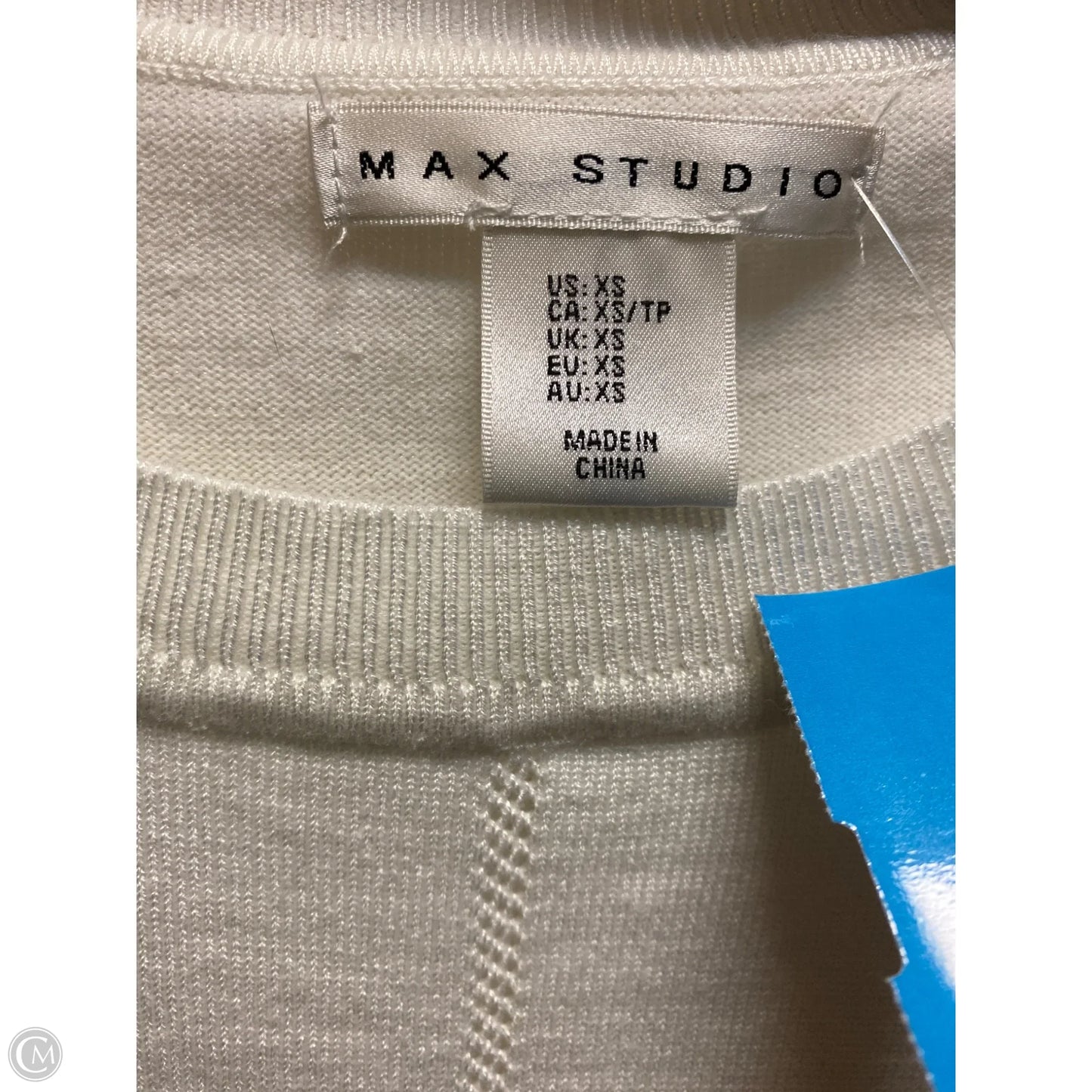 Sweater By Max Studio In White, Size: Xs