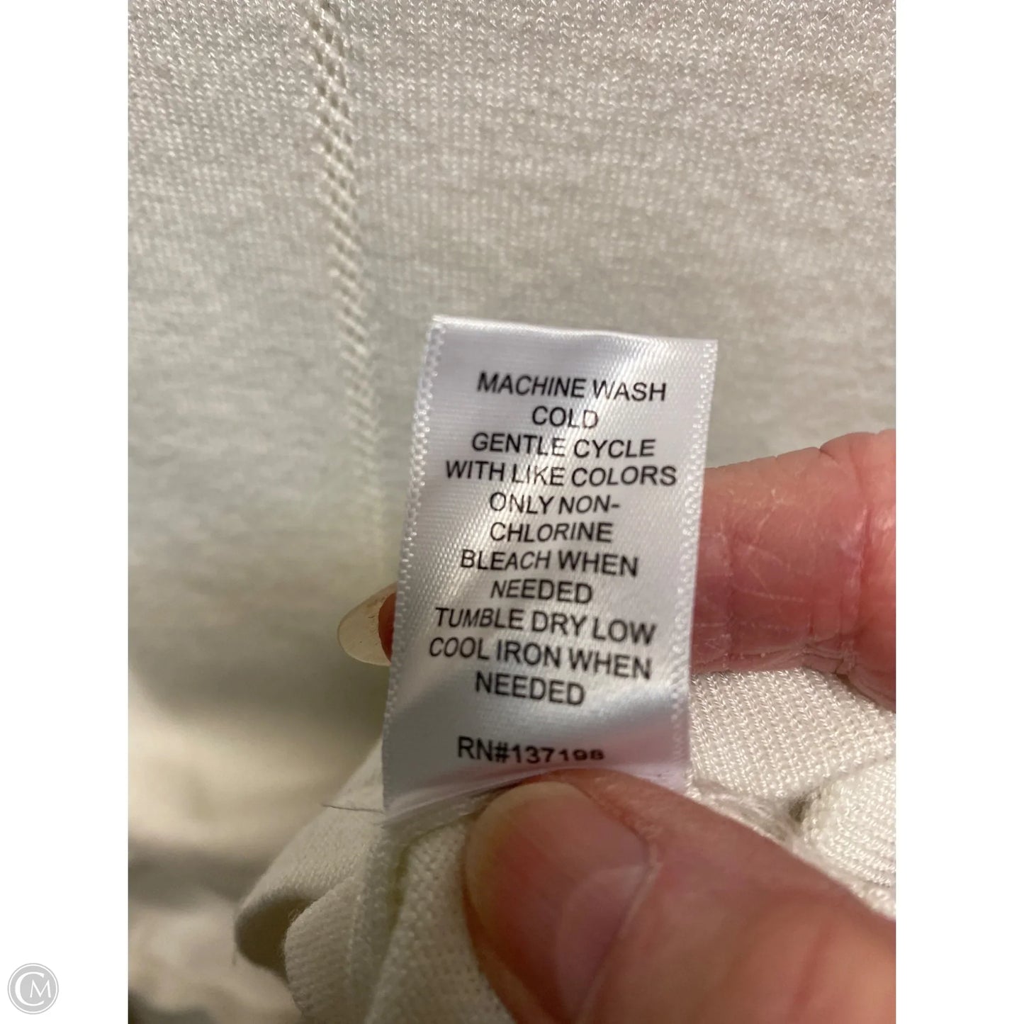 Sweater By Max Studio In White, Size: Xs